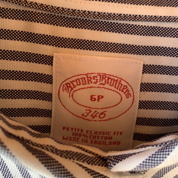 Brooks Brothers Blue and White Striped Button Down Shirt - Picture 2 of 6